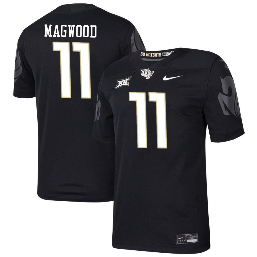 Men #11 Chauncey Magwood UCF Knights Big 12 Conference College Football Jerseys Stitched-Black